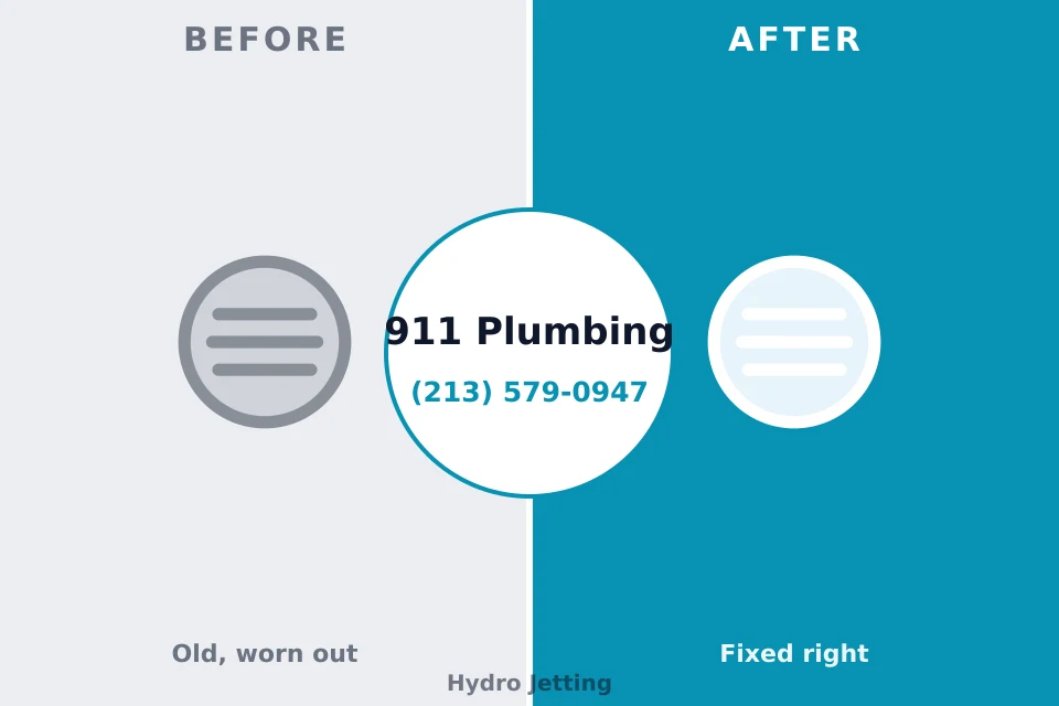 Before and after: plumbing repair Florala, AL